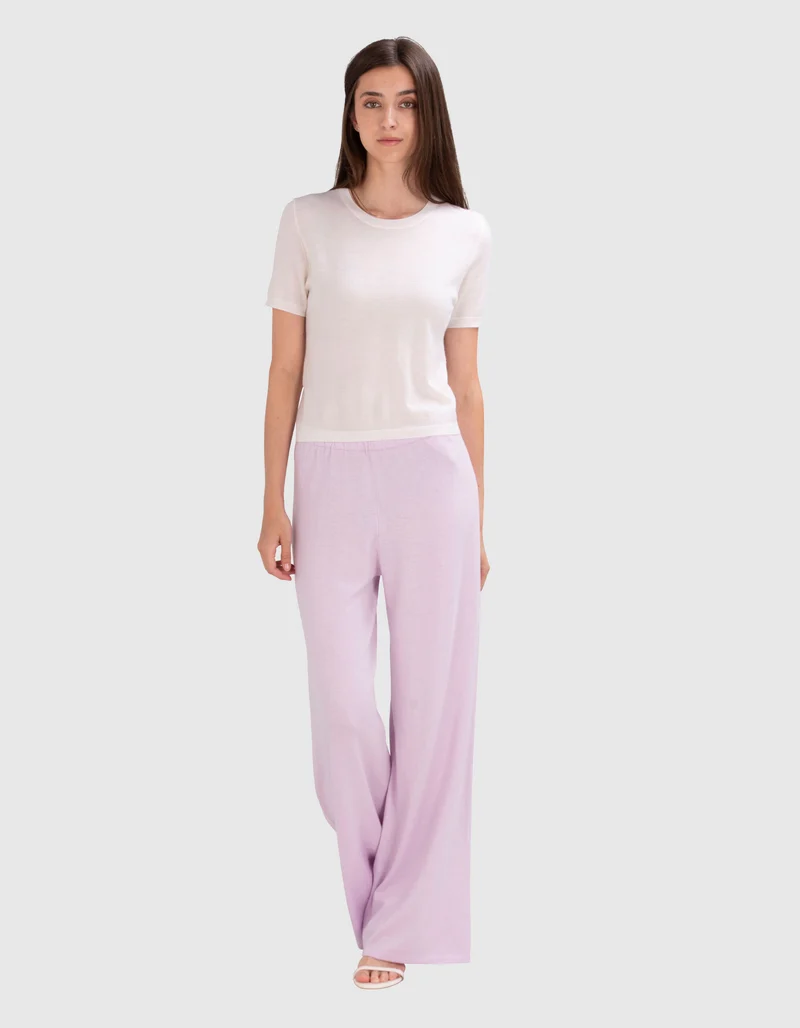 Kurzarm-Feinstrick-Pullover Delila