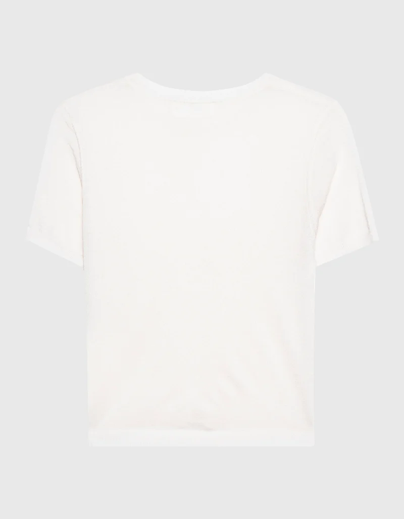Kurzarm-Feinstrick-Pullover Delila