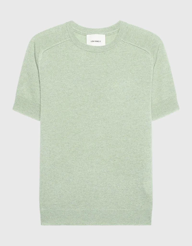 Kurzarm Kaschmir-Pullover Kenza