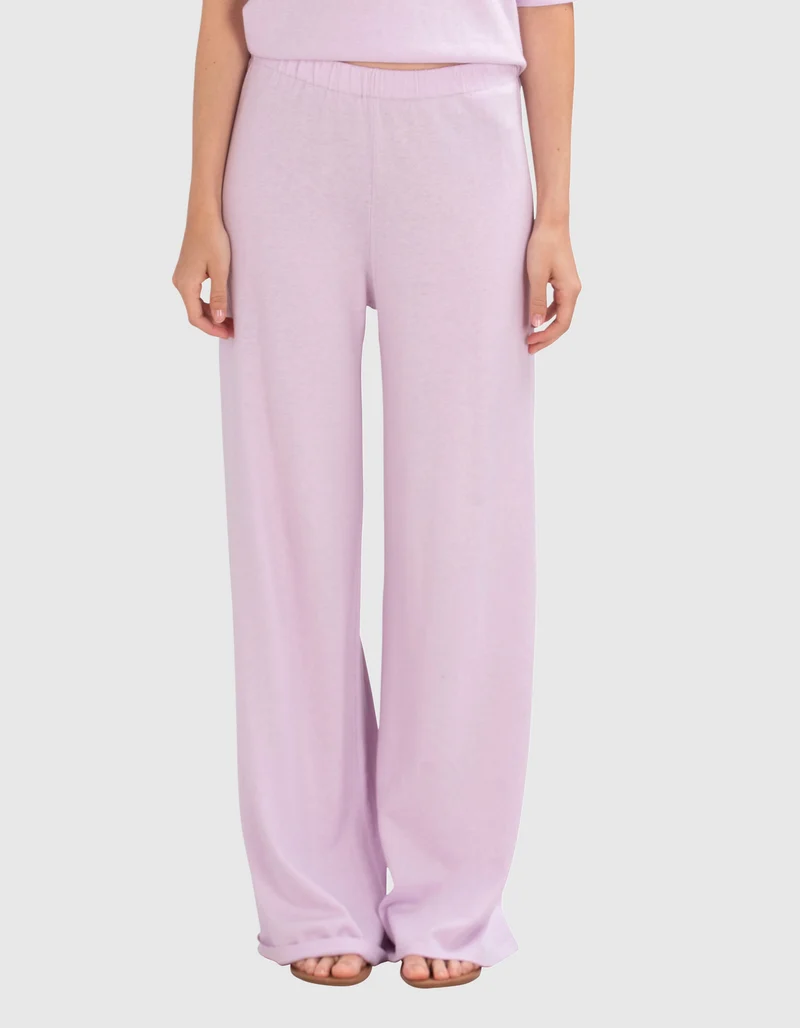 Wide-Leg Hose Aina mit Kaschmiranteil