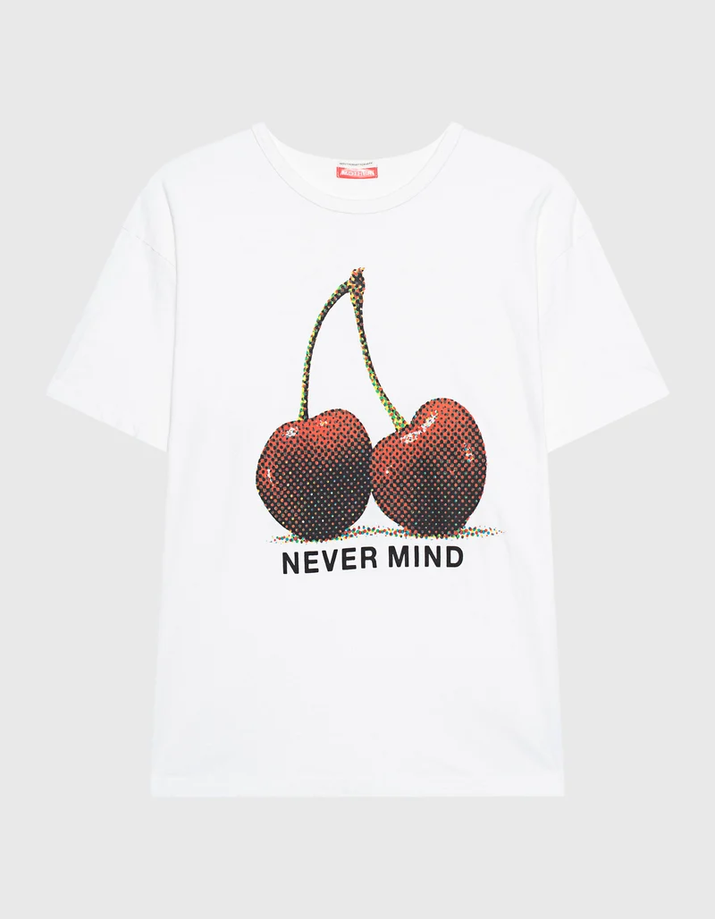 Bedrucktes Oversize T-Shirt The Sleep Over