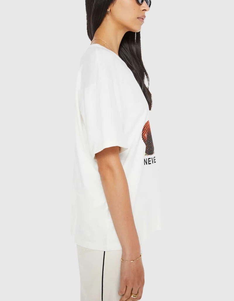 Bedrucktes Oversize T-Shirt The Sleep Over