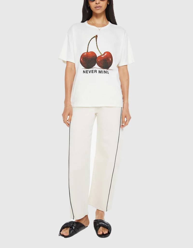 Bedrucktes Oversize T-Shirt The Sleep Over
