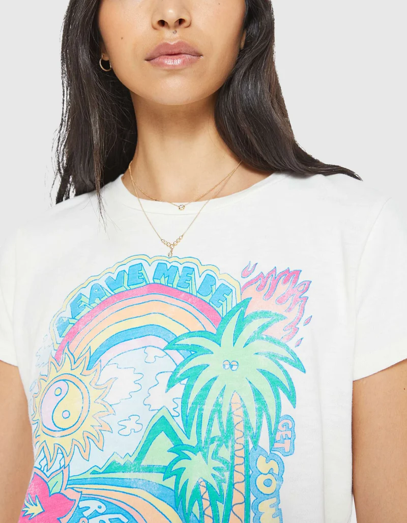 Bedrucktes T-Shirt The Lil Sinful im Vintage-Look