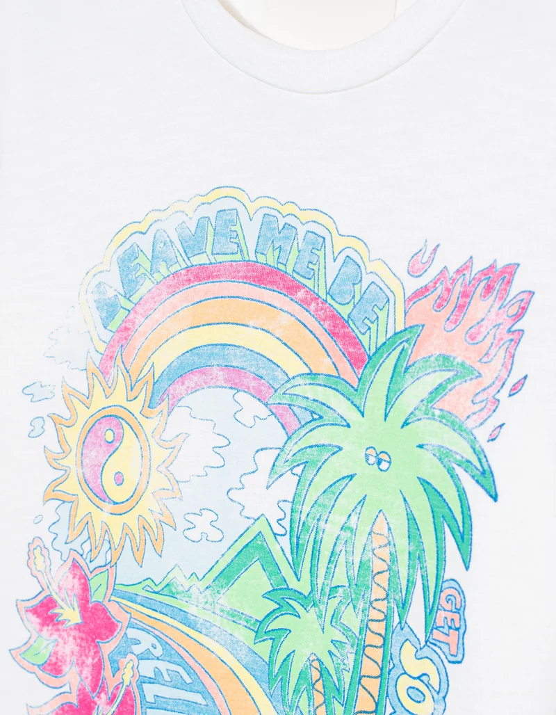 Bedrucktes T-Shirt The Lil Sinful im Vintage-Look