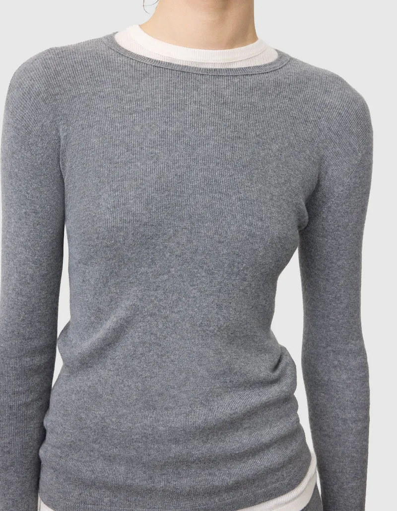 Feinstrick-Pullover Vivian mit Kaschmir-Anteil