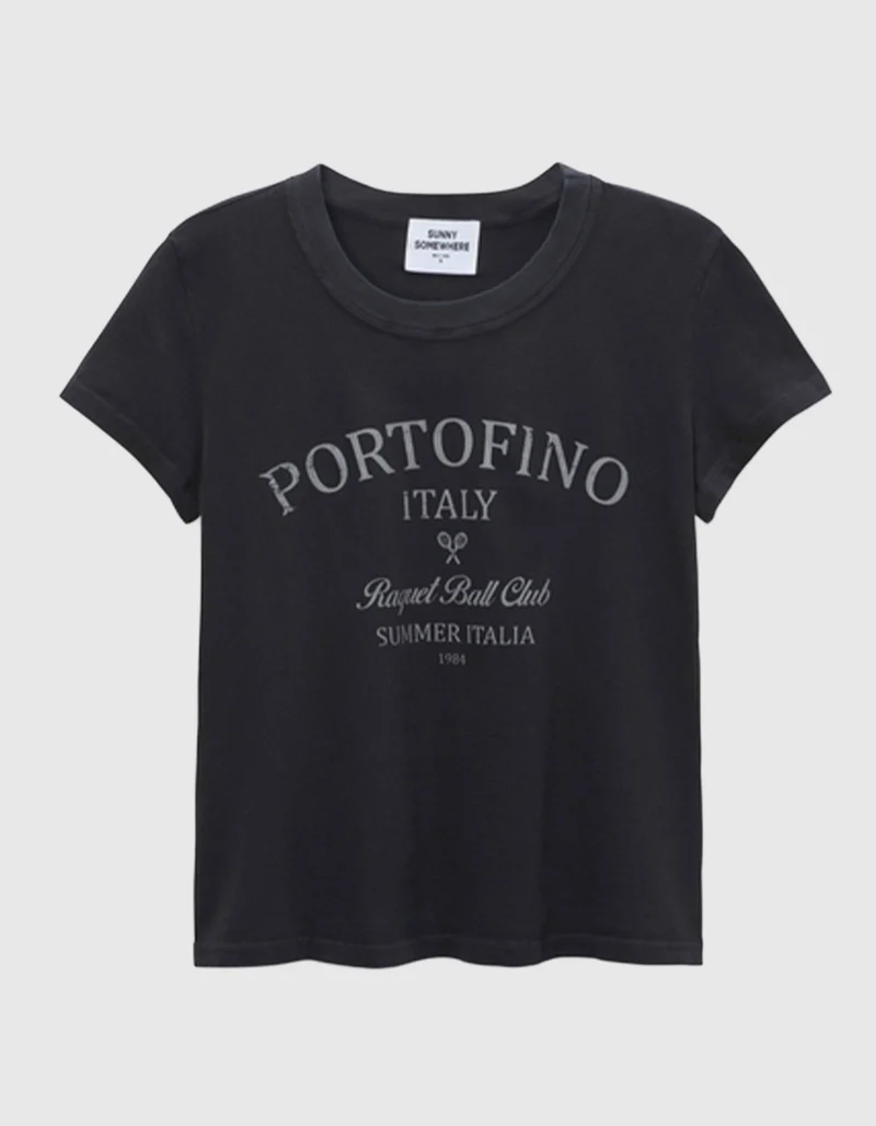 Bedrucktes T-Shirt Portofino-Femme