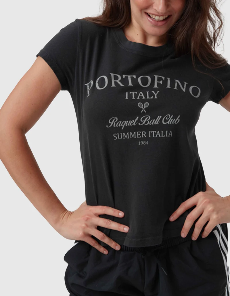 Bedrucktes T-Shirt Portofino-Femme