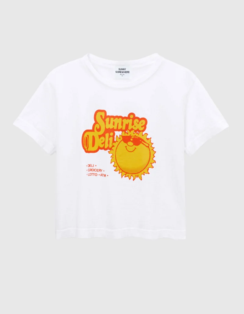 Bedrucktes T-Shirt Sunrise Deli
