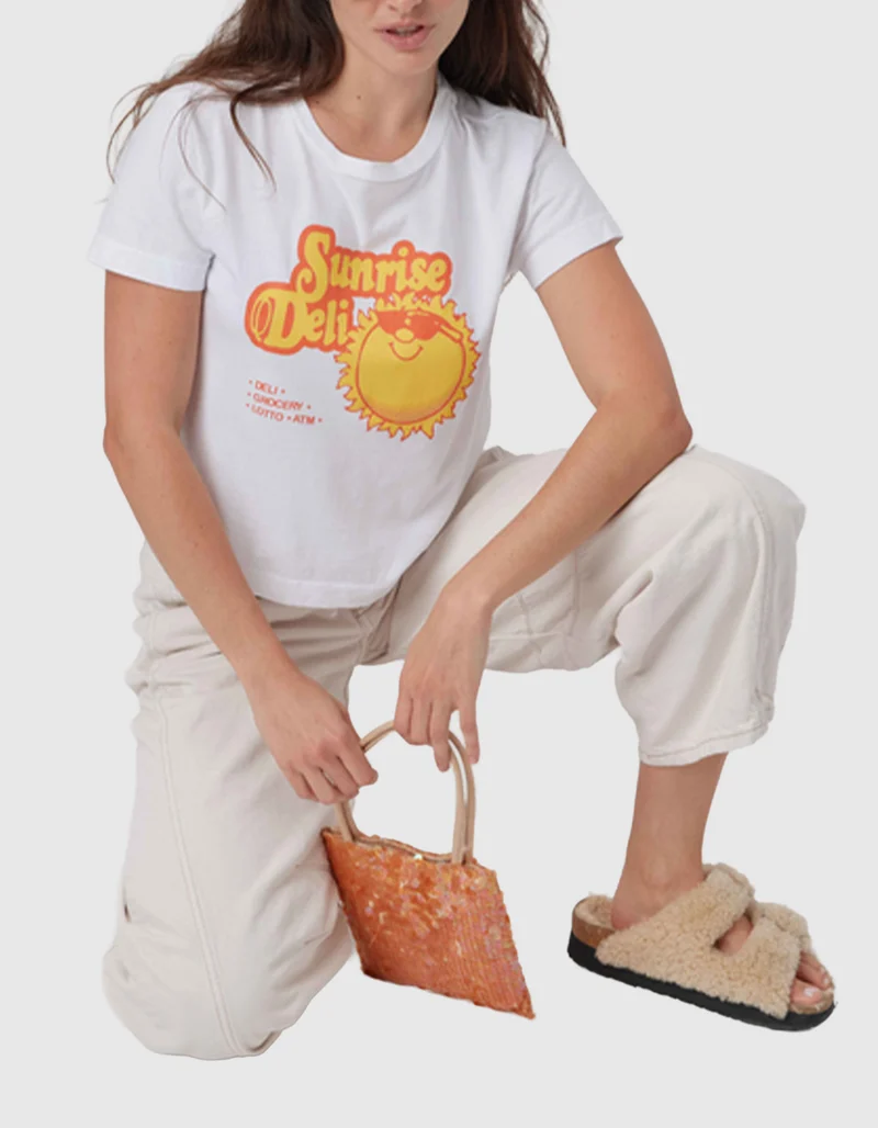 Bedrucktes T-Shirt Sunrise Deli