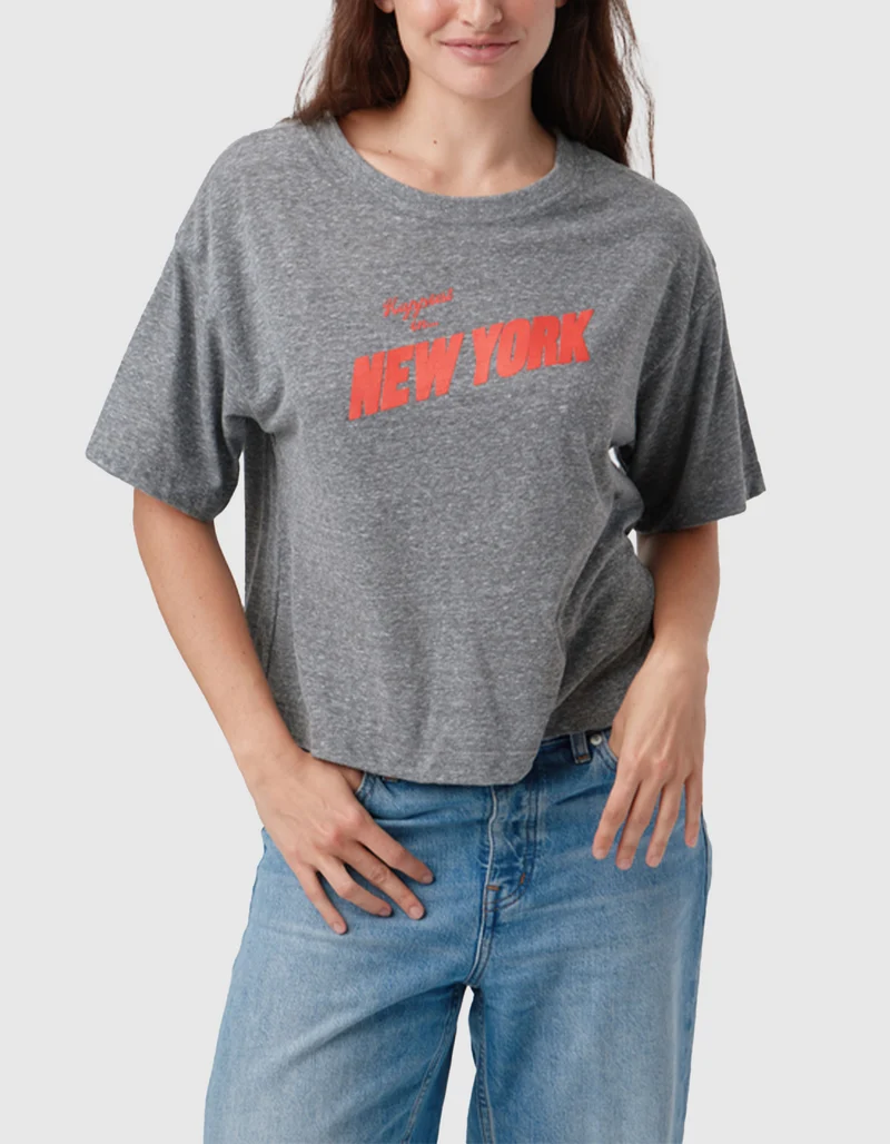 Bedrucktes T-Shirt New York