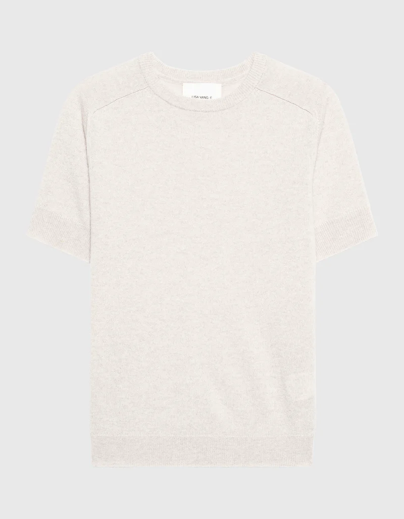 Kurzarm Kaschmir-Pullover Kenza