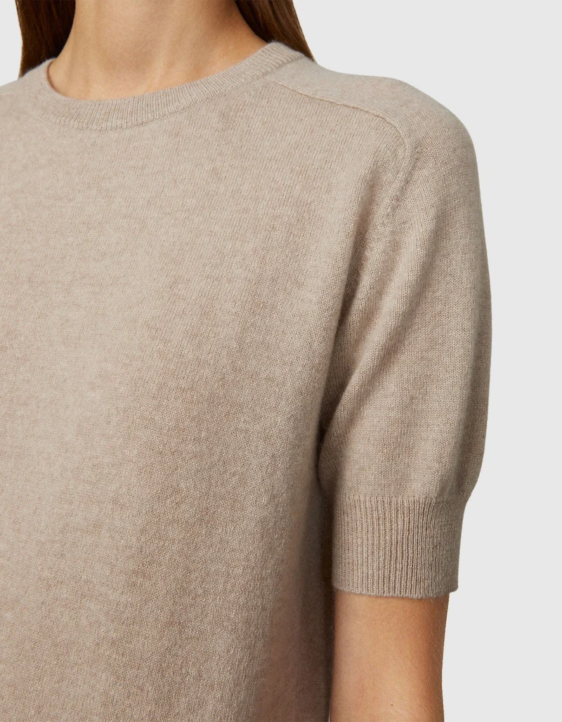 Kurzarm Kaschmir-Pullover Kenza
