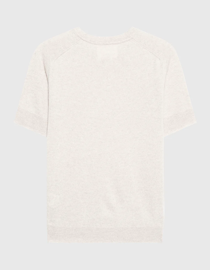 Kurzarm Kaschmir-Pullover Kenza