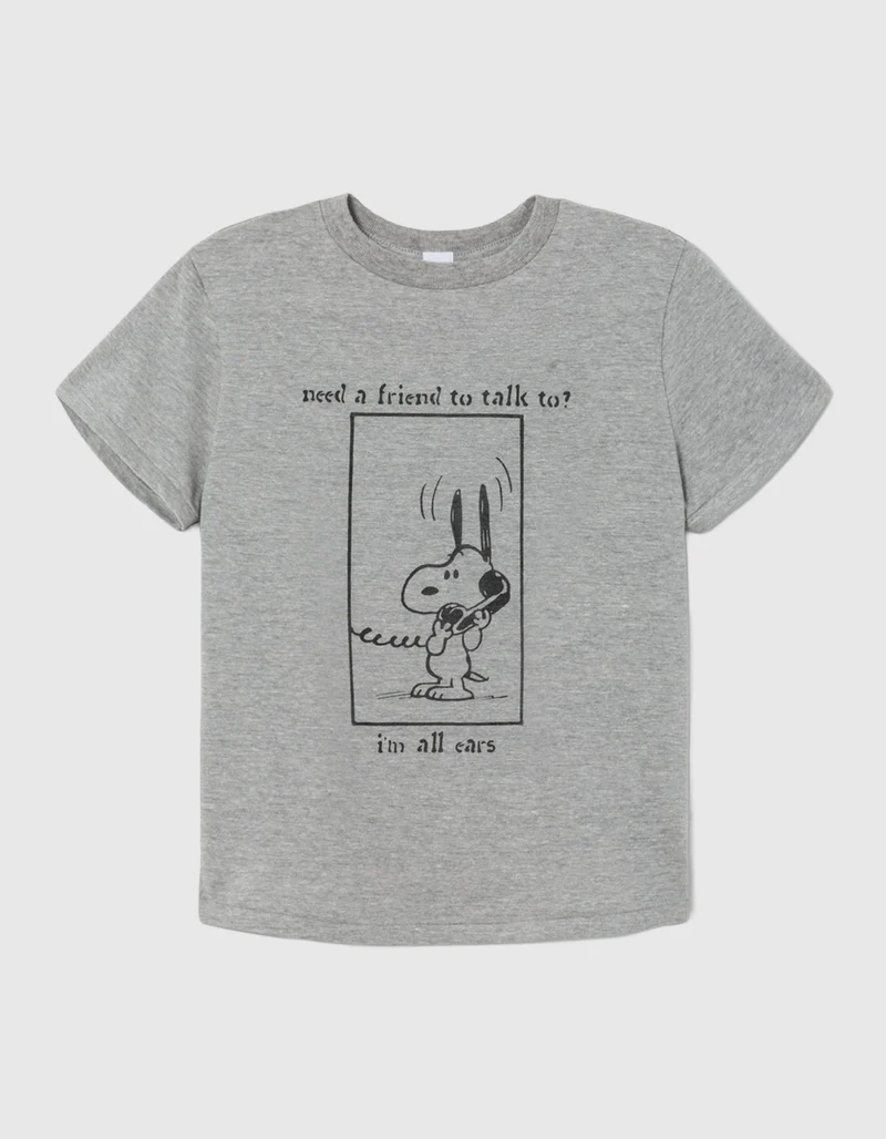 Bedrucktes T-Shirt Snoopy All Ears im Vintage-Stil