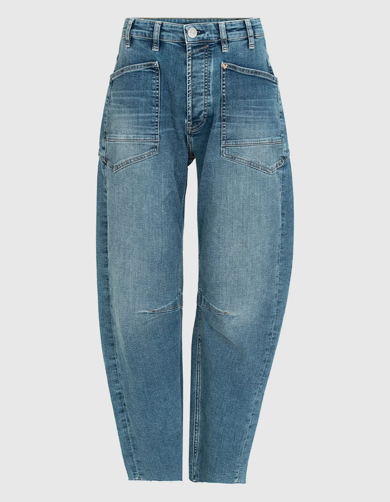 Barrel-Leg Jeans Army Pant Fatigue