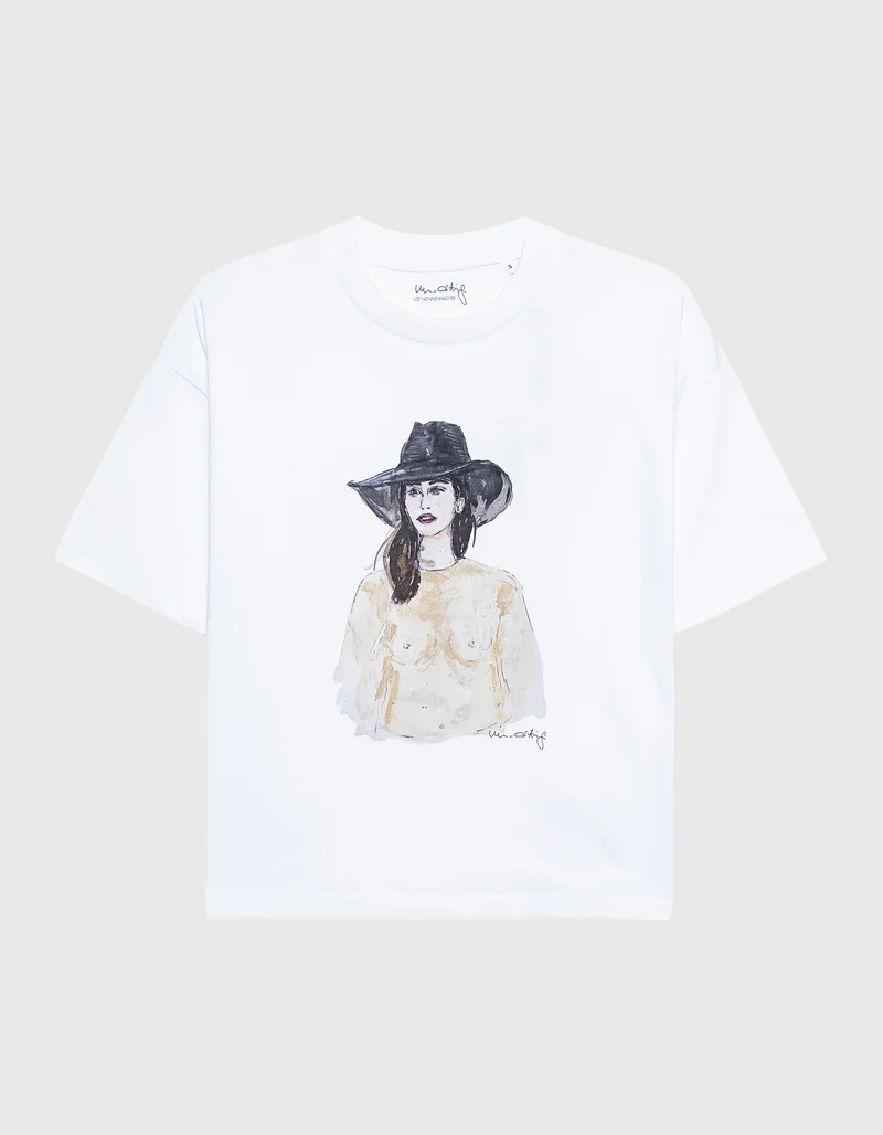 Bedrucktes Limited-Edition Boxy-T-Shirt