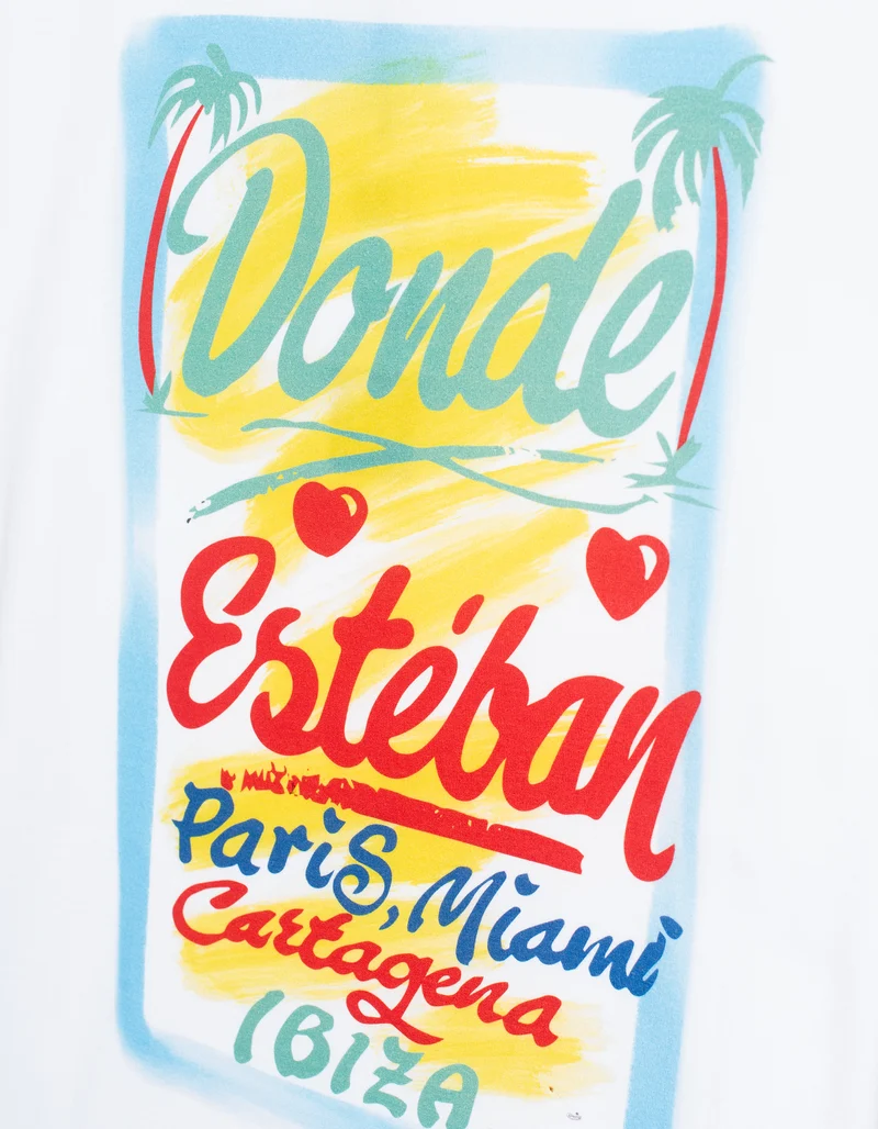 Bedrucktes Oversize T-Shirt Basurto