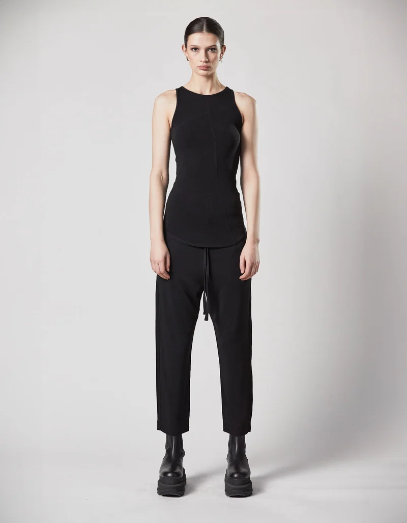 Tanktop mit Ziernähten
