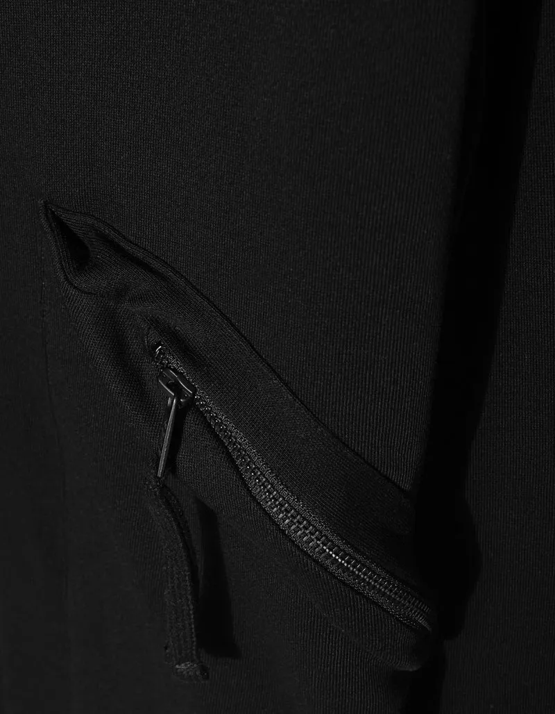 Long-Fit Zipper-Hoodie