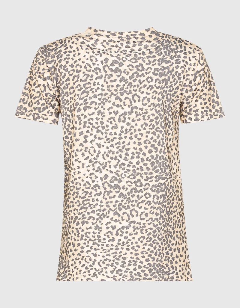 Gemustertes T-Shirt im Destroyed-Look