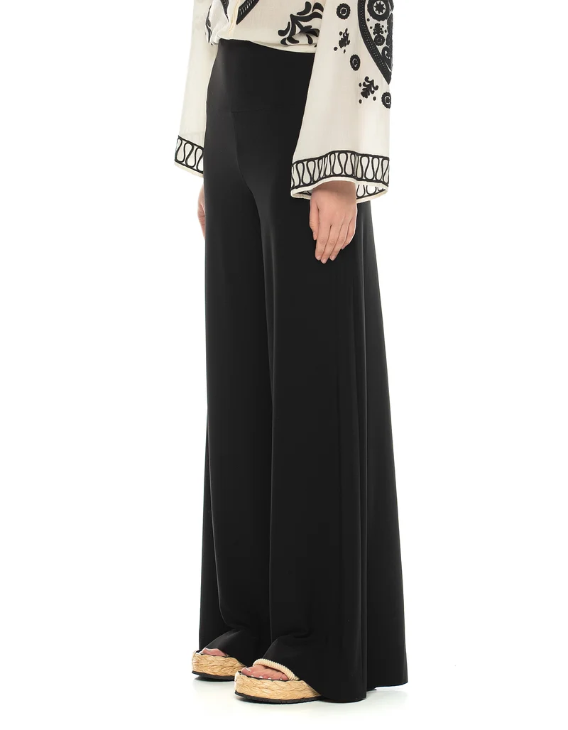 High-Waist Wide-Leg Hose