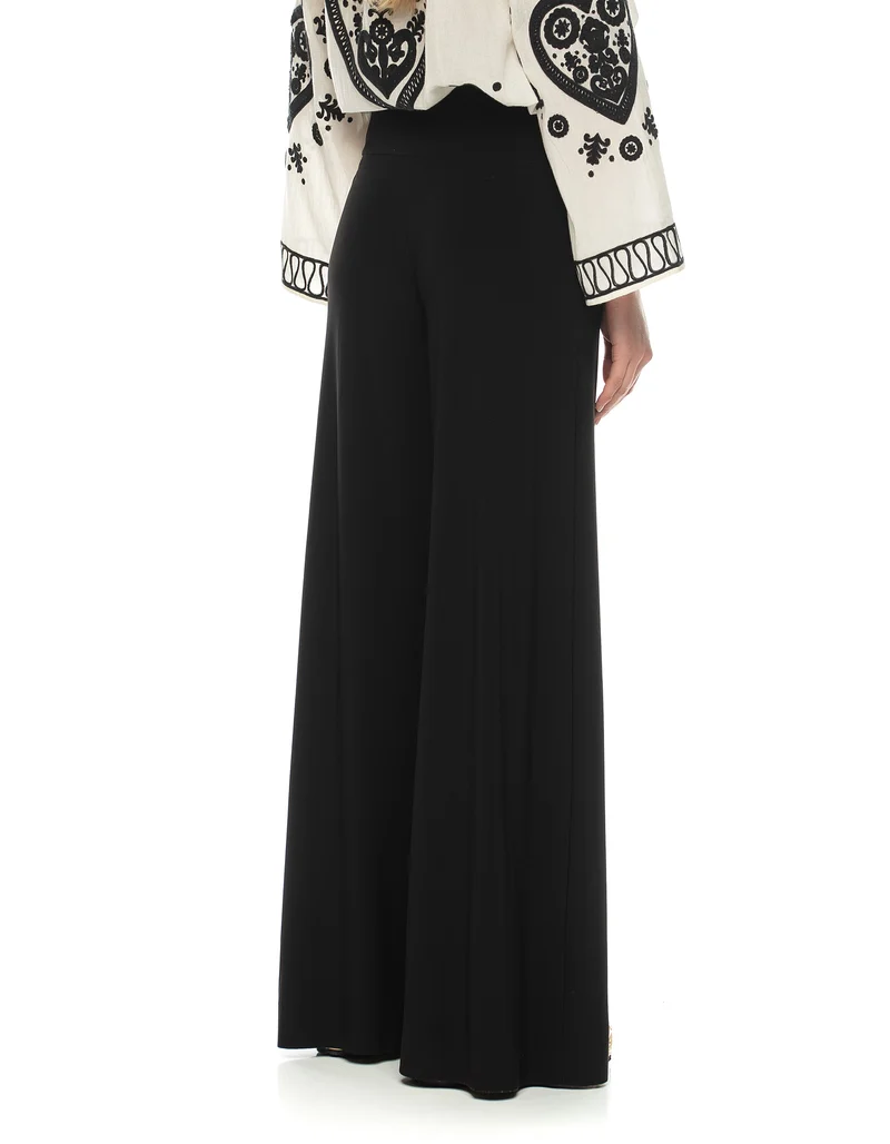 High-Waist Wide-Leg Hose
