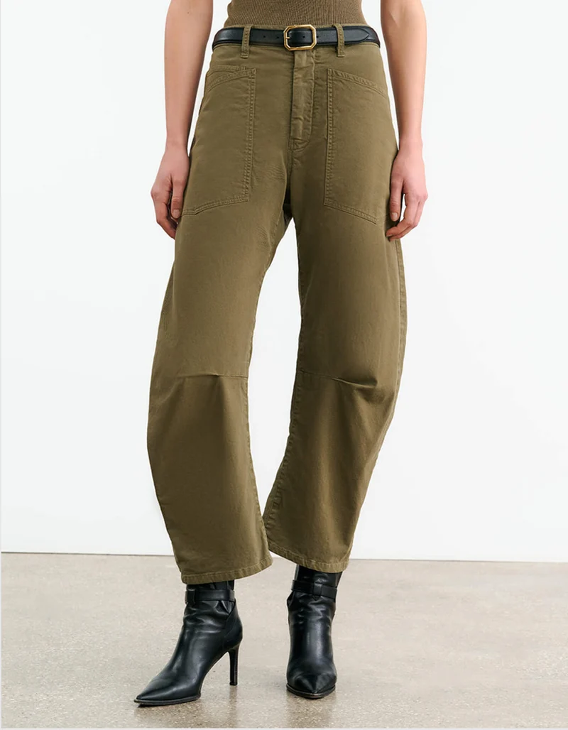 Mid-Rise Barrel-Leg Hose Shon