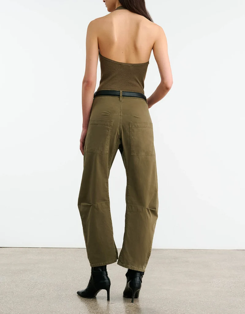 Mid-Rise Barrel-Leg Hose Shon