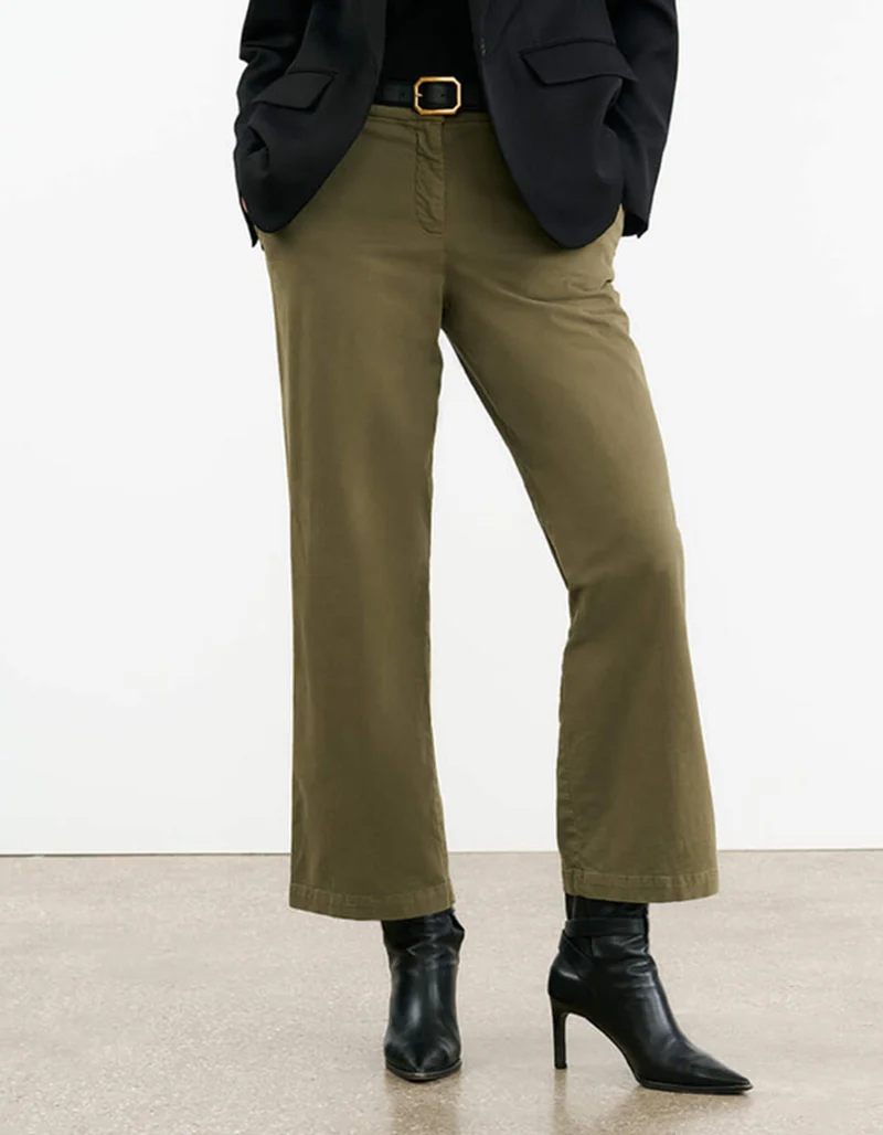Mid-Rise Straight-Leg Hose Nohan