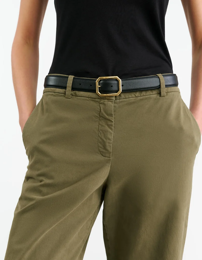 Mid-Rise Straight-Leg Hose Nohan