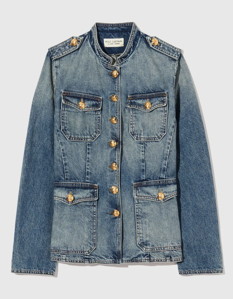Jeansjacke Geraldine im Military-Stil