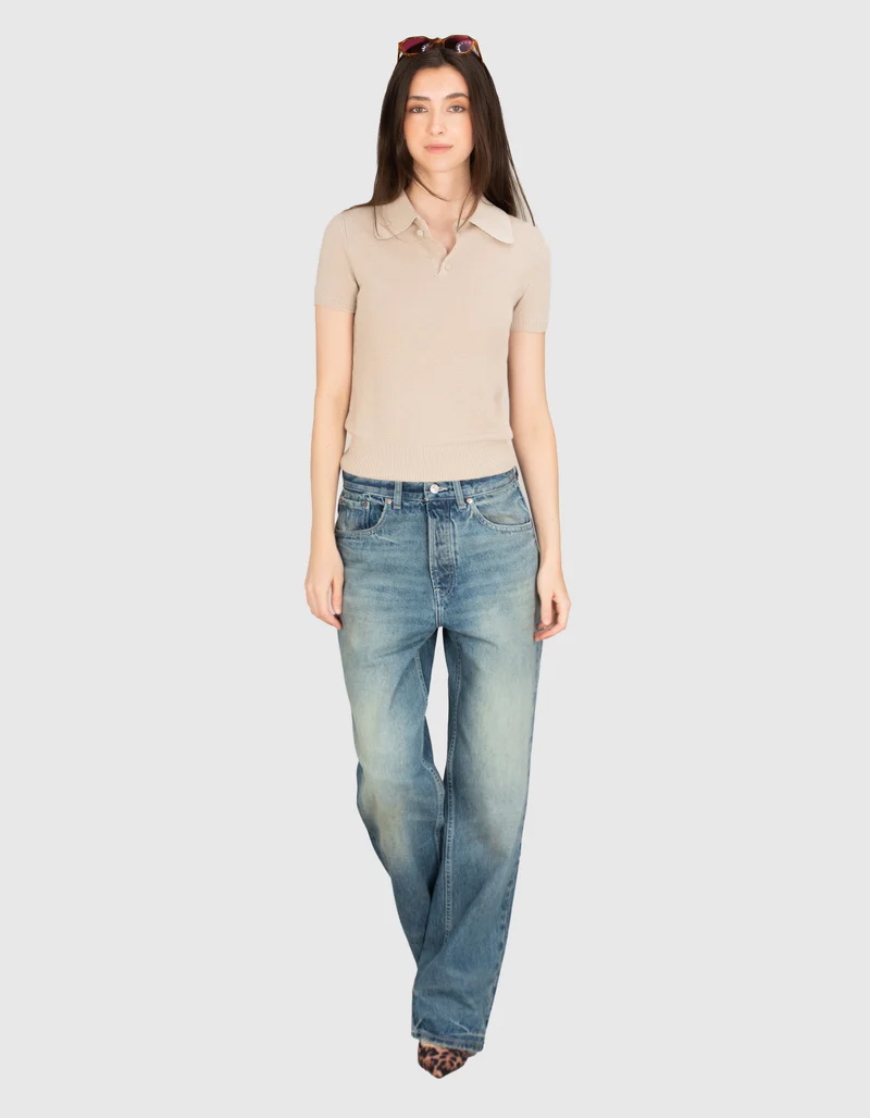 Washed-Out Baggy-Jeans