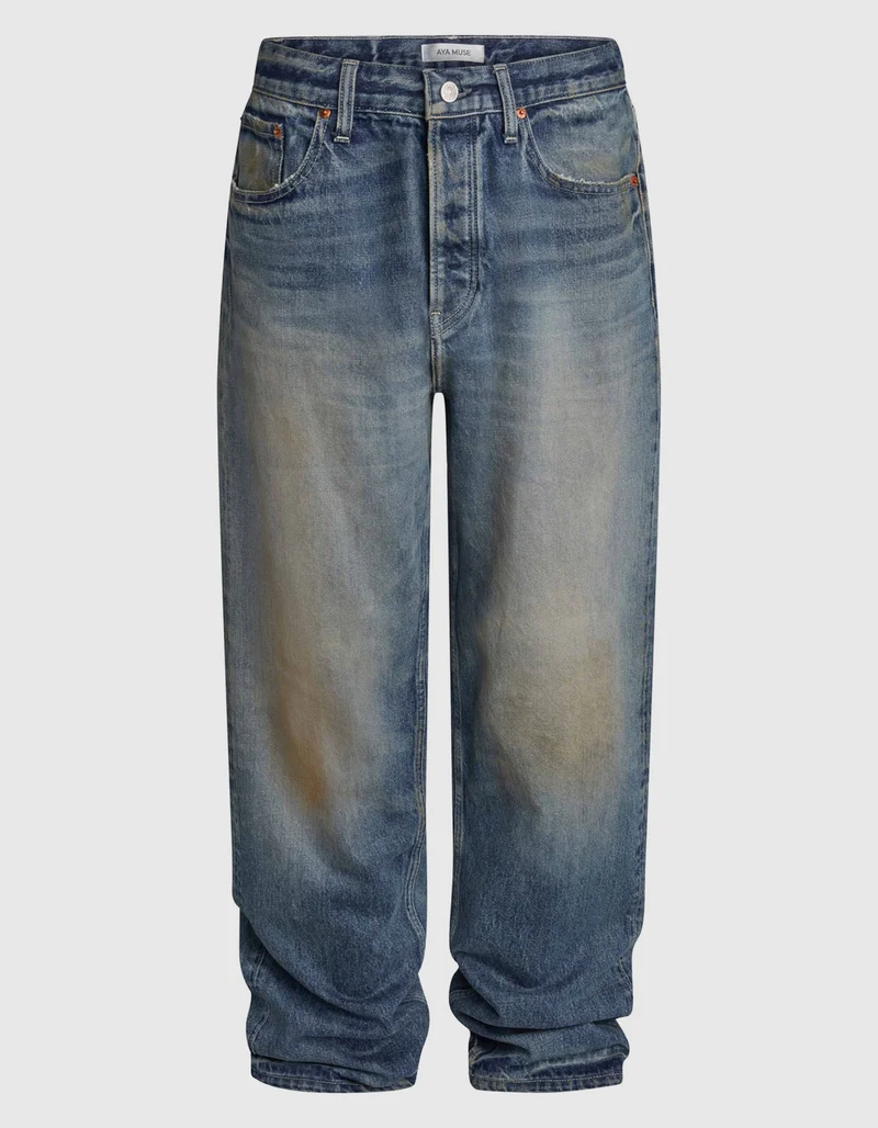 Washed-Out Baggy-Jeans