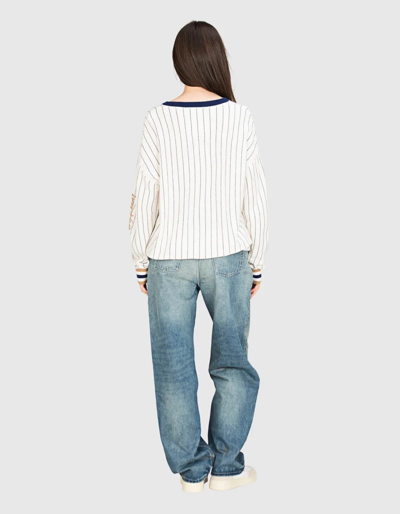Woll-Kaschmir-Mix Pullover mit Stickereien