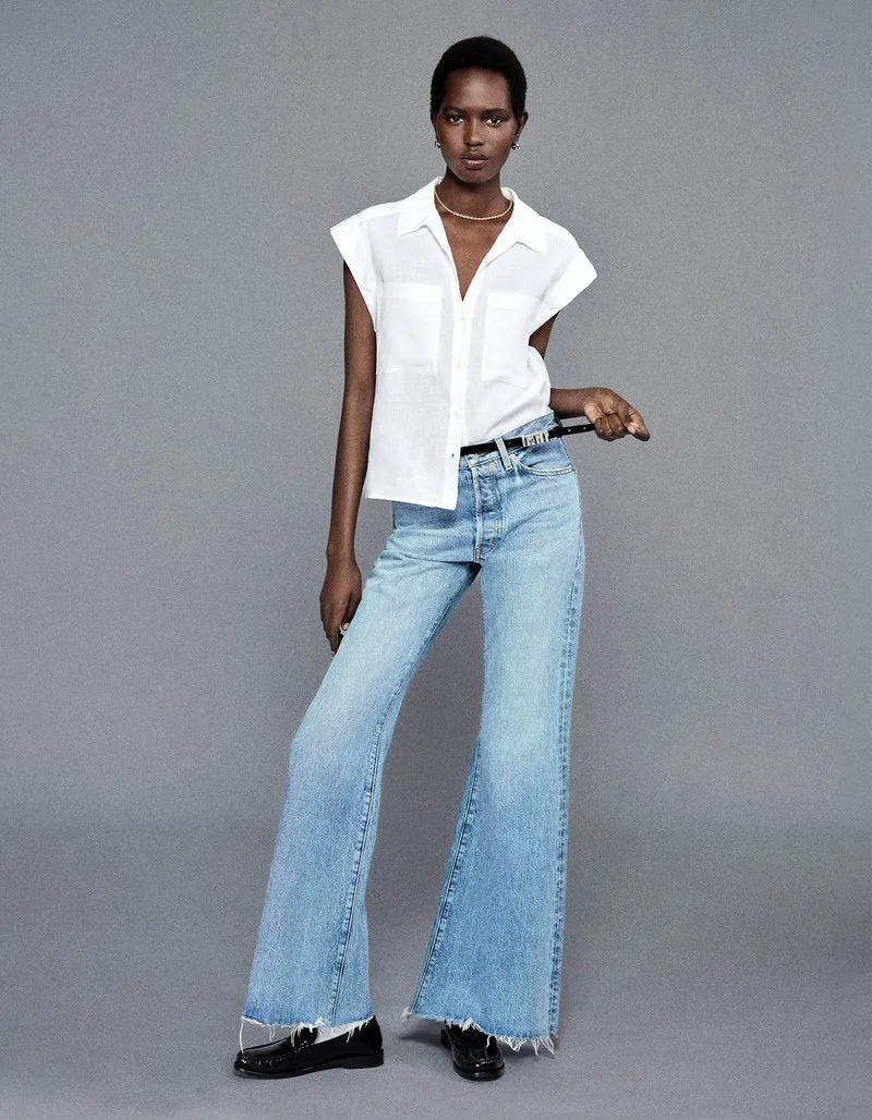 Flared-Leg Jeans The Lax