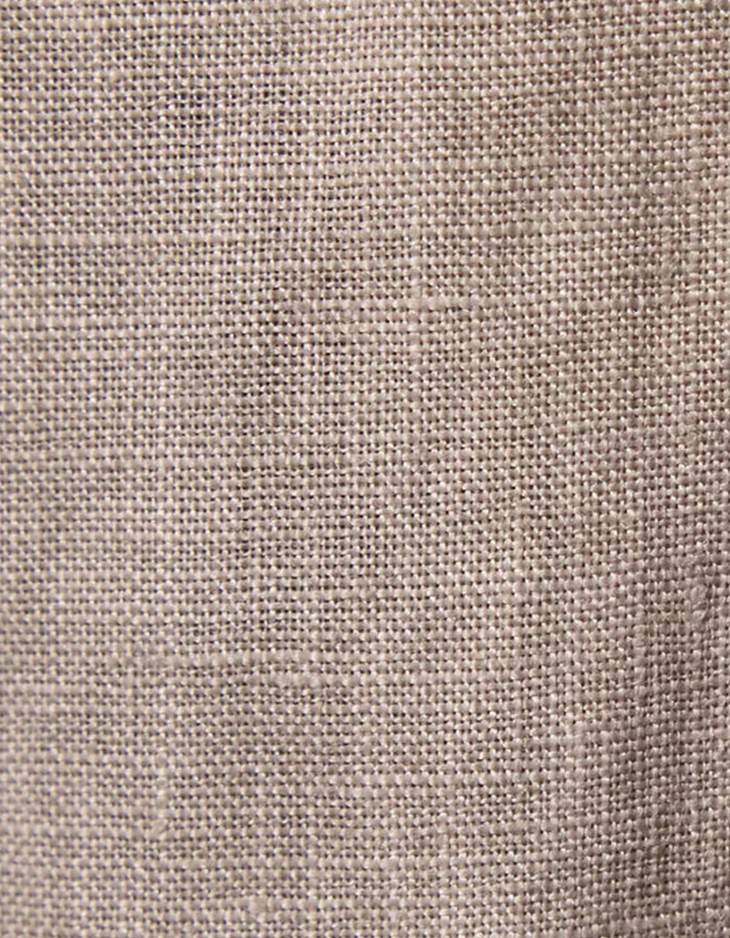 Wide-Leg Leinen Hose