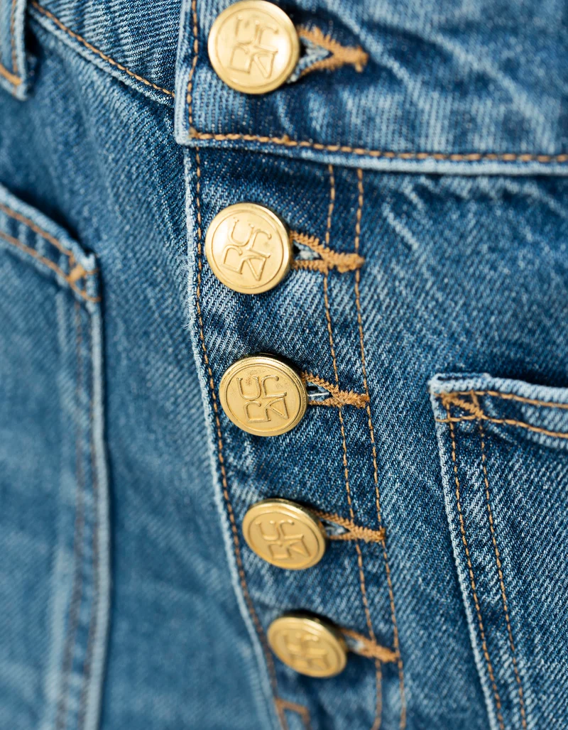 Washed-Out Wide-Leg Jeans Gwynne