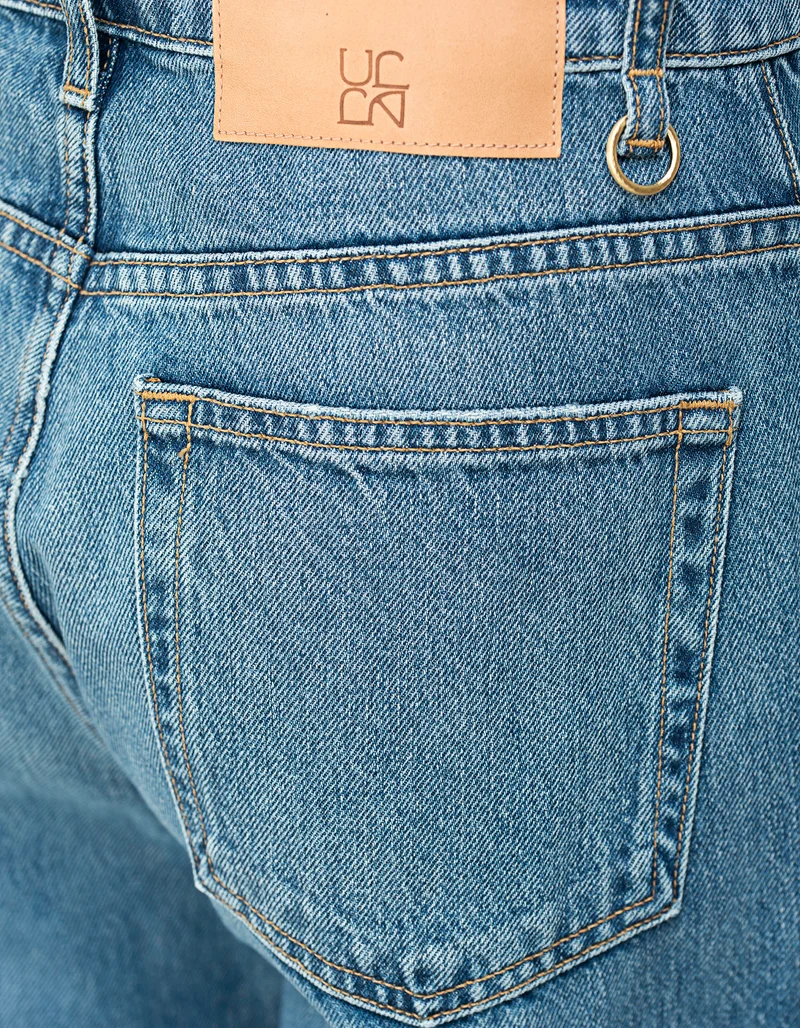 Washed-Out Wide-Leg Jeans Gwynne