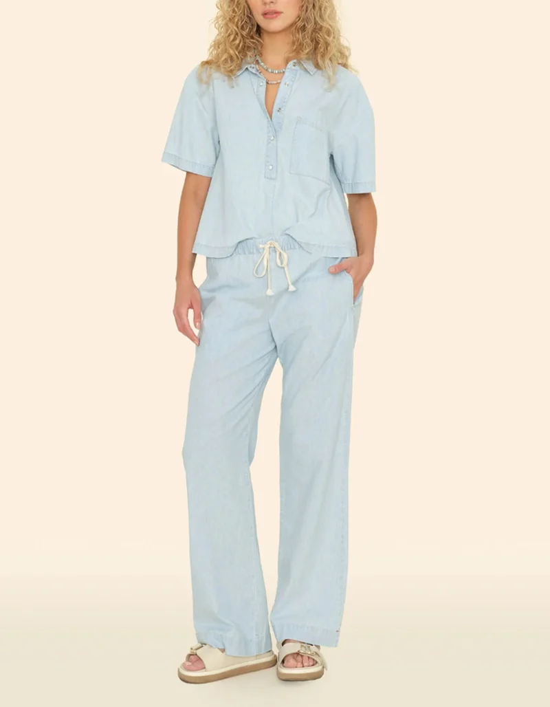 Wide-Leg Hose Dash mit Tunnelzug