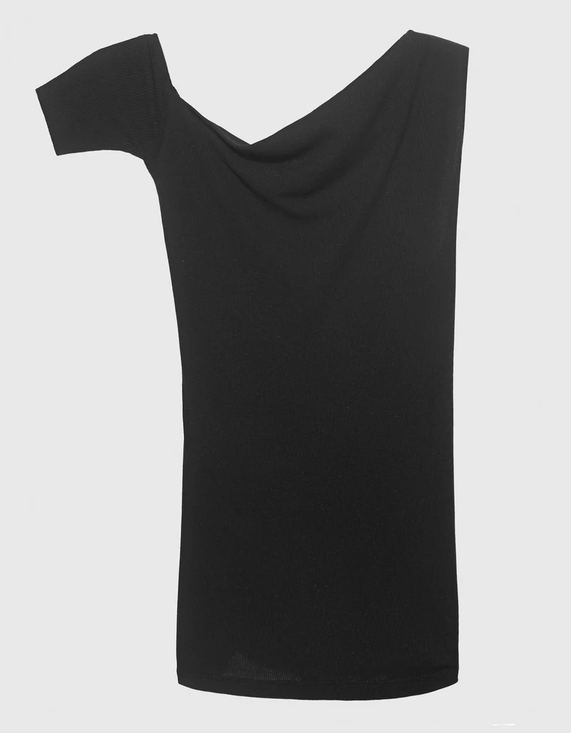 Asymmetrisches Top mit Raffung