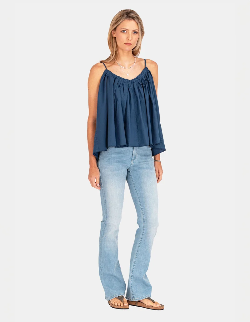 Washed-Out Bootcut-Jeans Becca