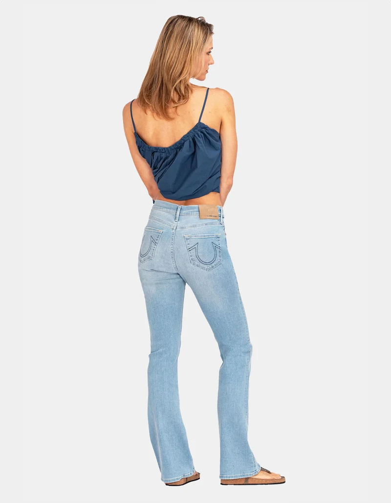Washed-Out Bootcut-Jeans Becca