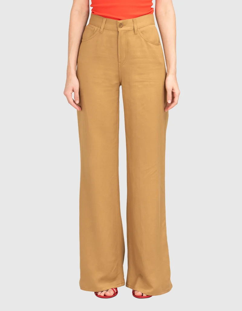 Wide-Leg Hose Amber