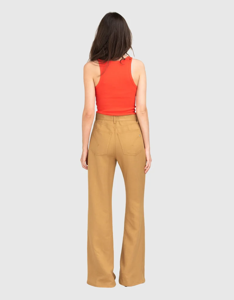 Wide-Leg Hose Amber