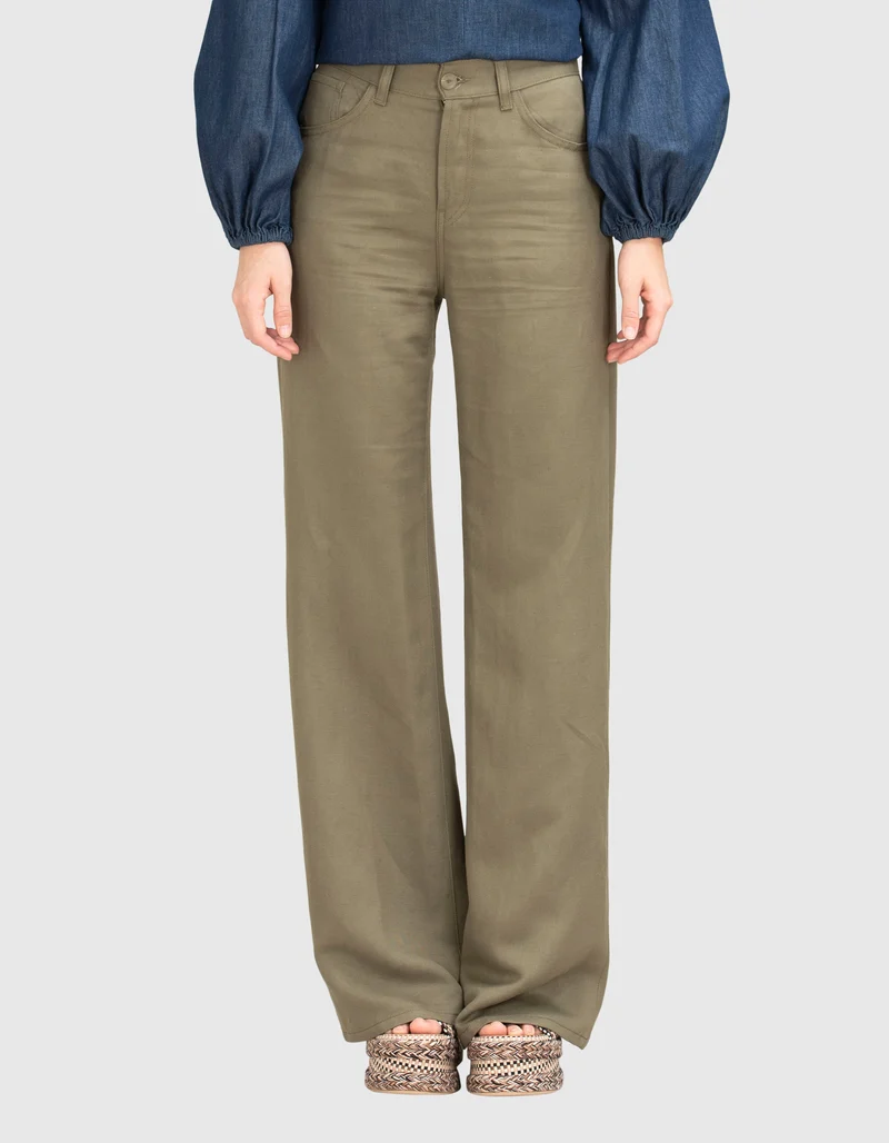 Wide-Leg Hose Amber