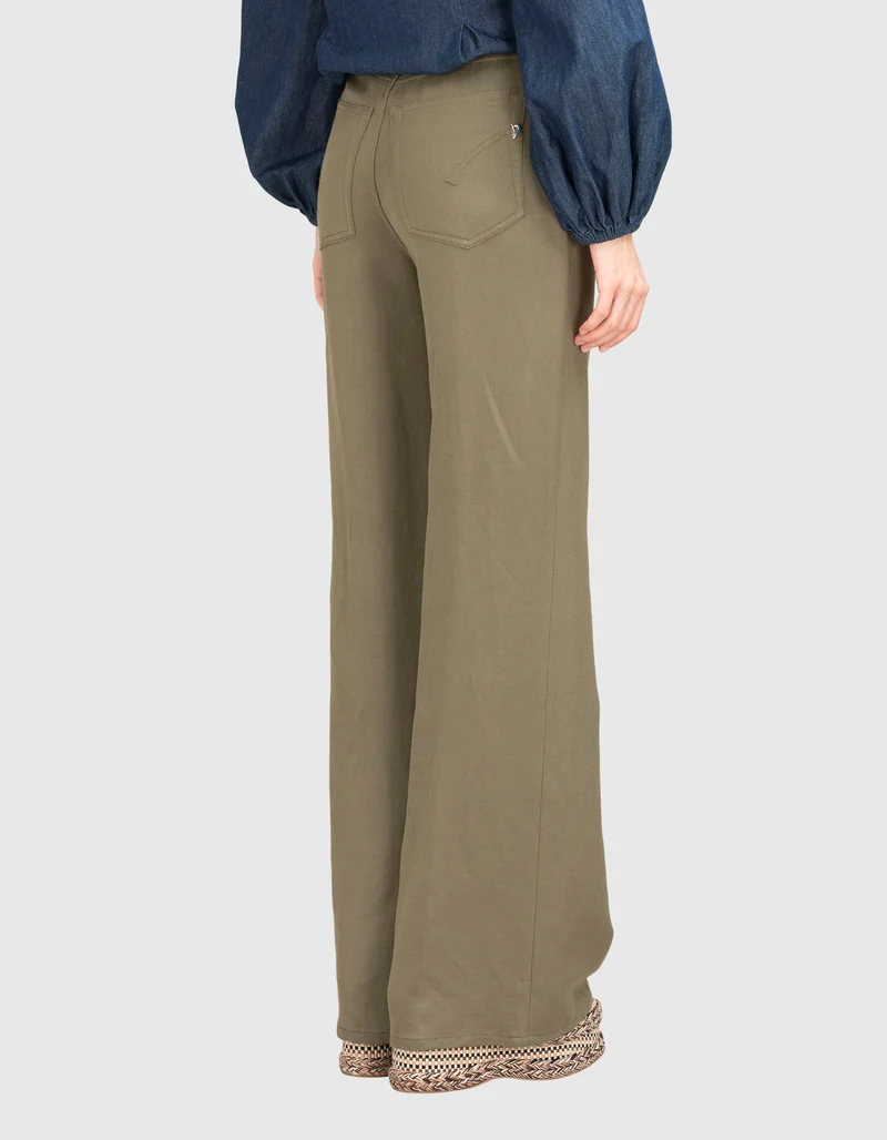Wide-Leg Hose Amber