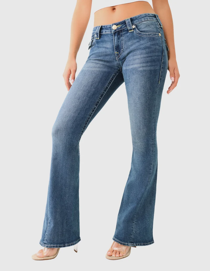 Low-Rise Flare-Leg Jeans Joey
