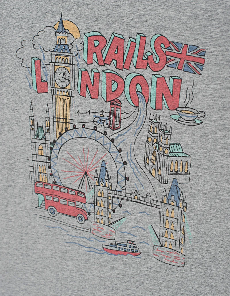 Bedrucktes T-Shirt mit Rundhalsausschnitt