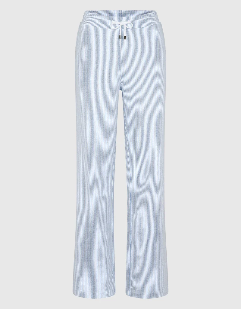 Gestreifte Wide-Leg Hose Marisa
